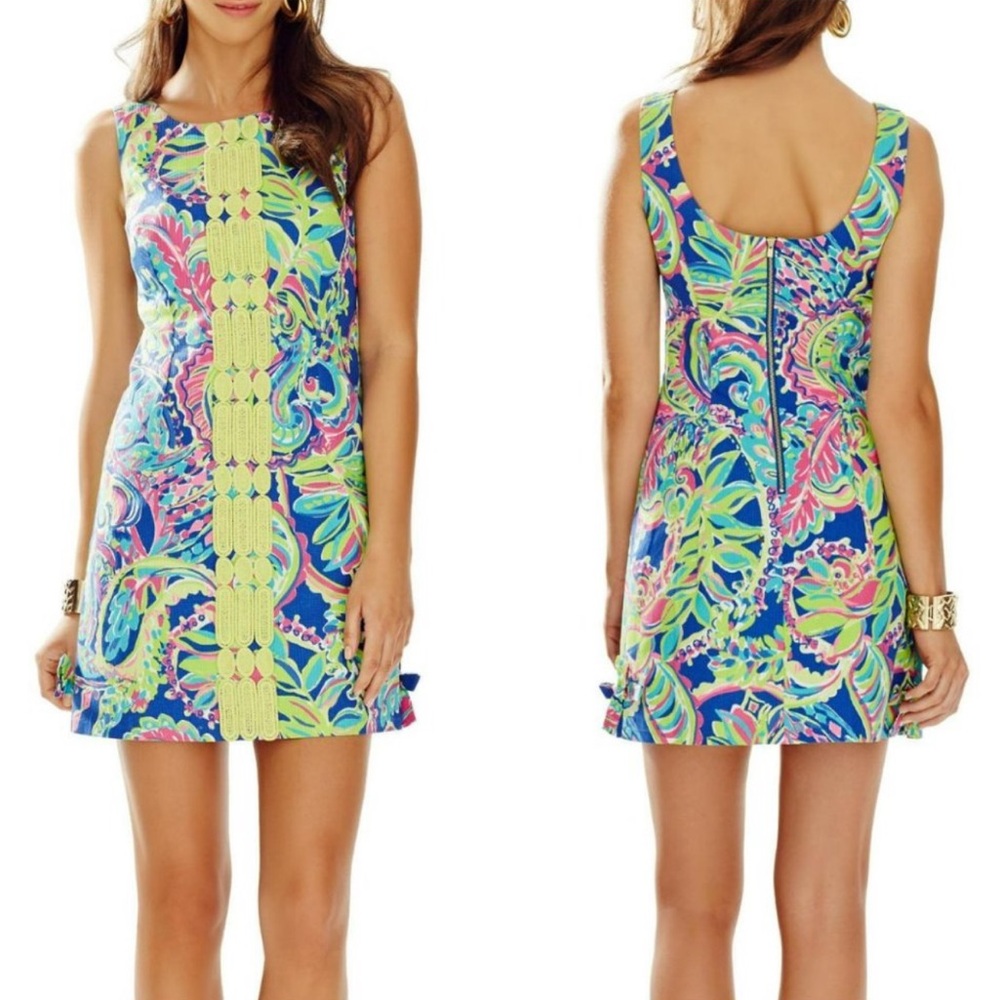 Lilly Pulitzer Delia Shift Dress in Toucan Play Size 2.